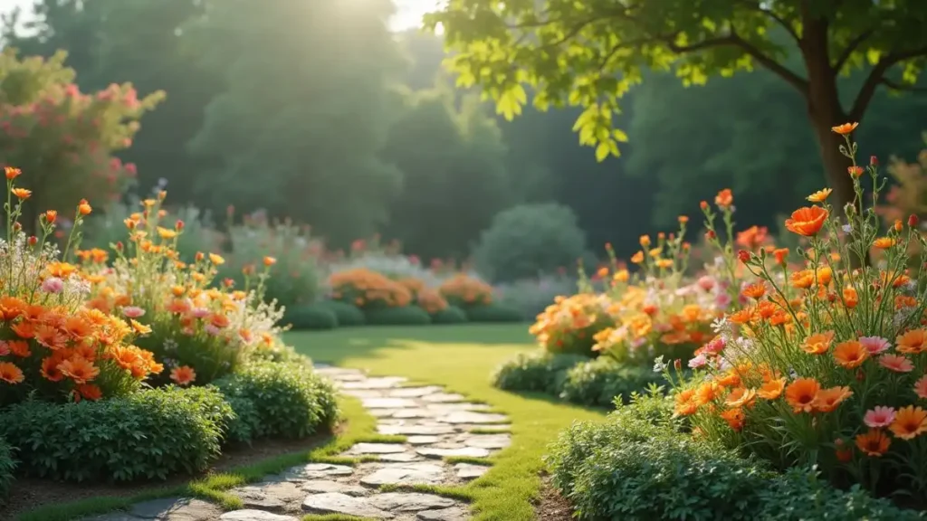 cut flower garden layout