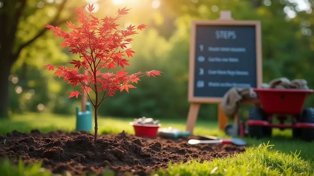 Planting Japanese Maple