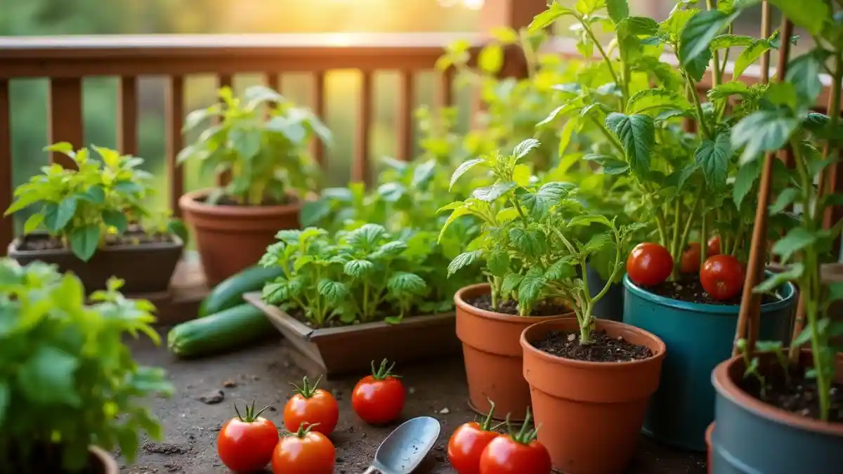 balcony vegetable garden