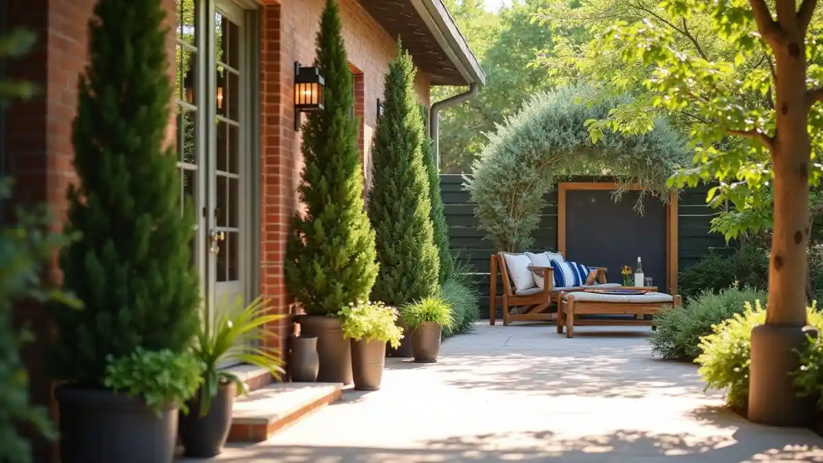 outdoor artificial trees