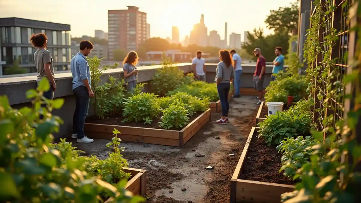 Rooftop Farm Construction