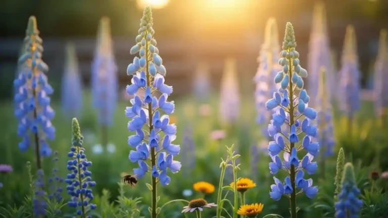 light blue delphinium